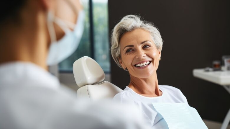 Female Patient in a Dental Clinic